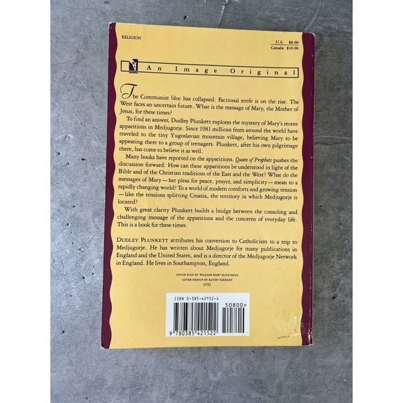 Queen of Prophets: The‎ Gospel Message of Medjugorje by Plunkett, Dudley - Picture 2 of 4